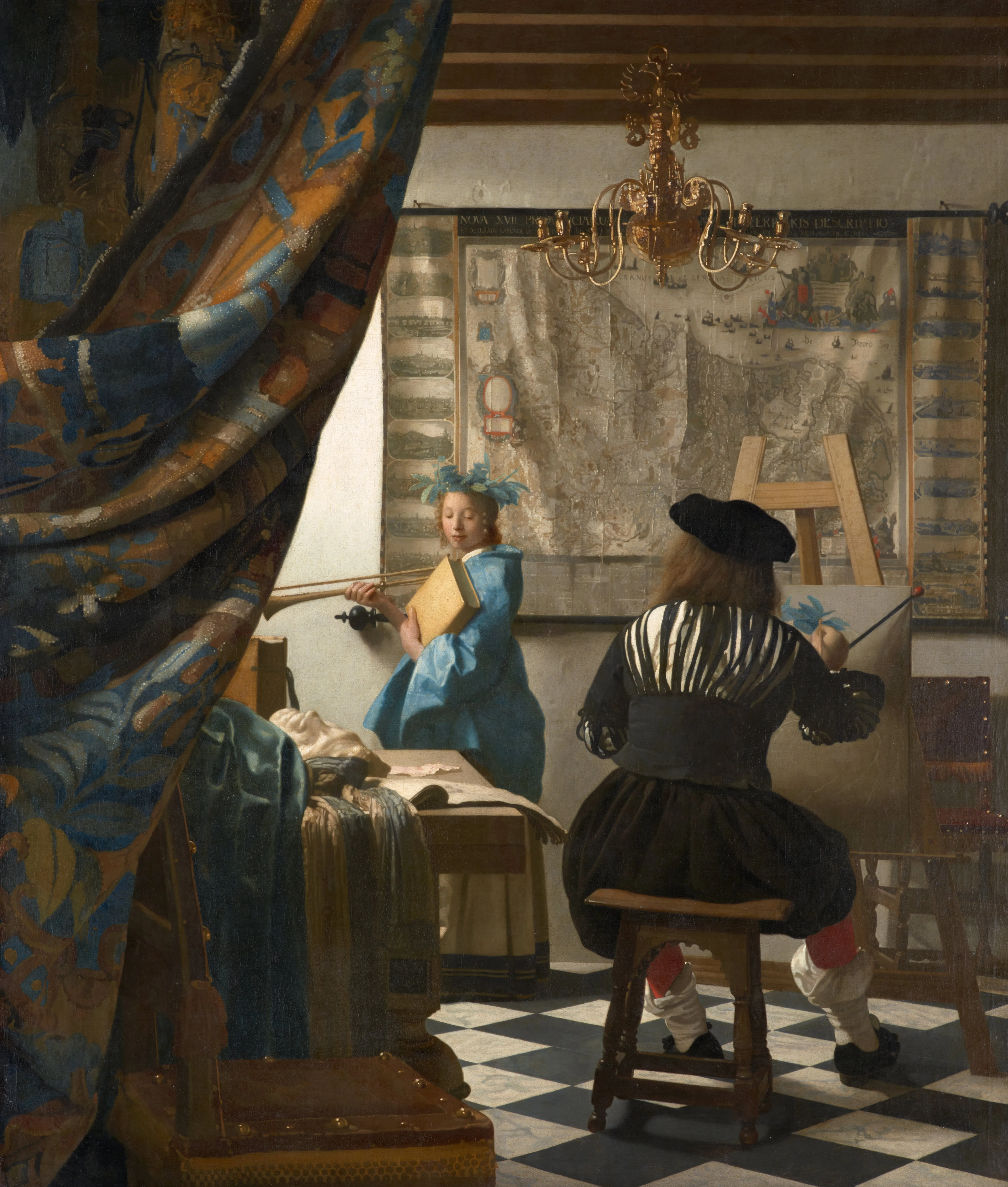 The Allegory of Painting by Johannes Vermeer