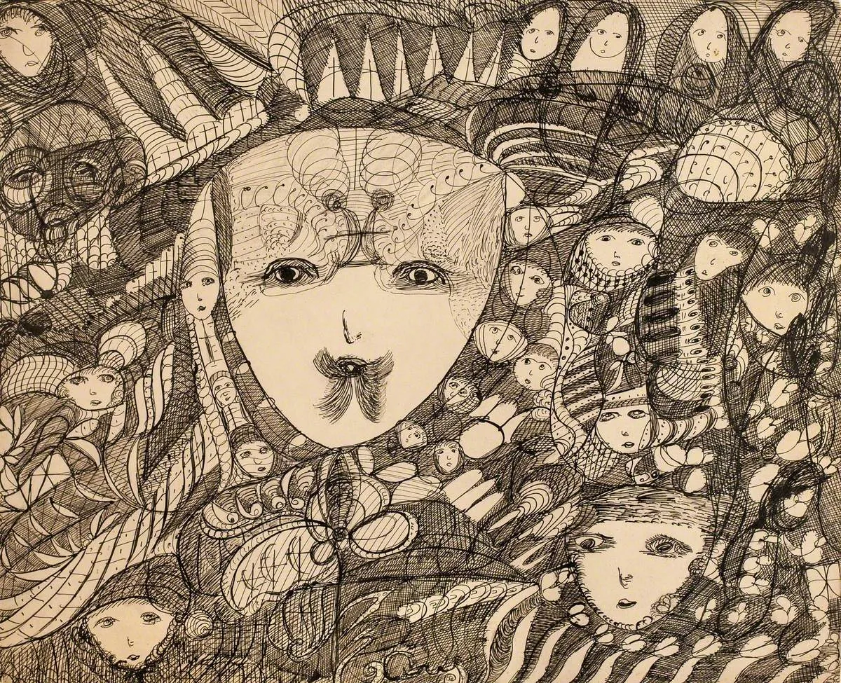Faces* by Madge Gill